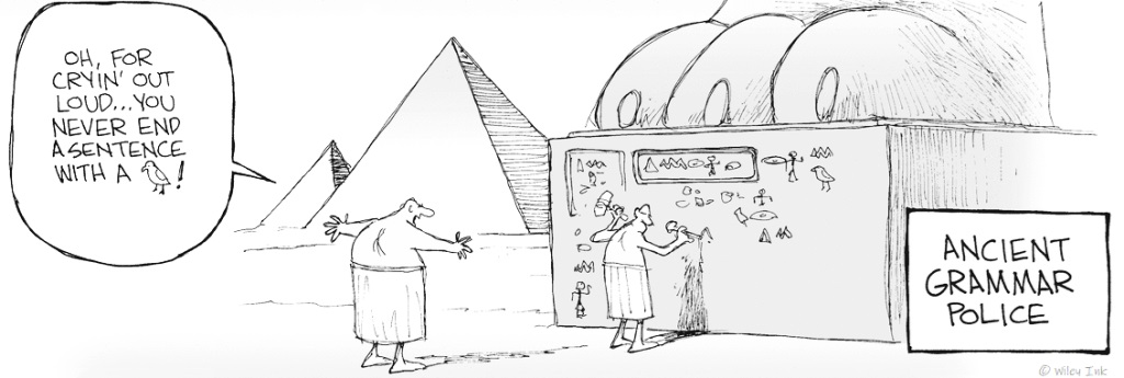 ancient grammar police wiley ink